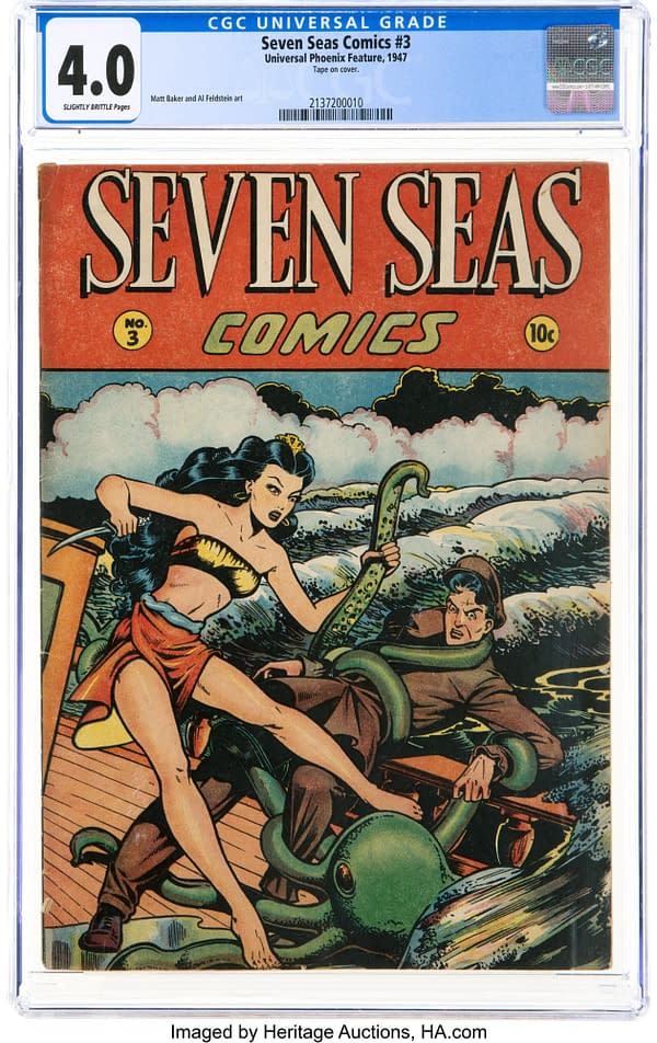 Seven Seas Comics #3 (Universal Phoenix Feature, 1947)