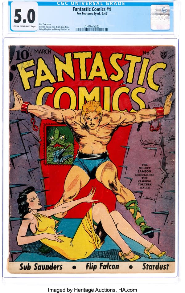 Fantastic Comics #4 (Fox, 1940)