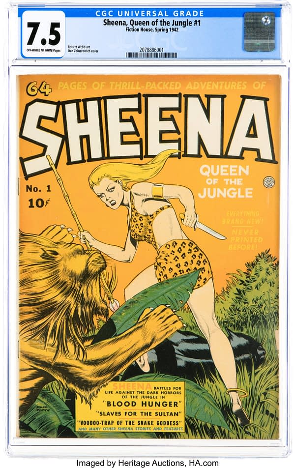 Sheena, Queen of the Jungle #1 (Fiction House, 1942)