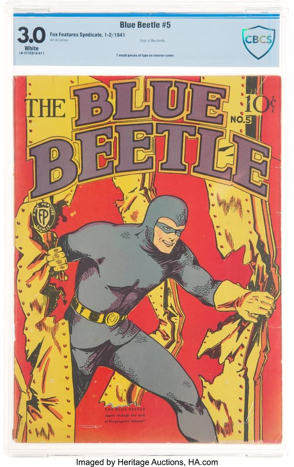 Blue Beetle #5, Fox Features 1941.