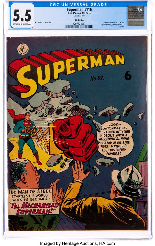 Superman Breaks The Walls Down At Heritage Auctions Today