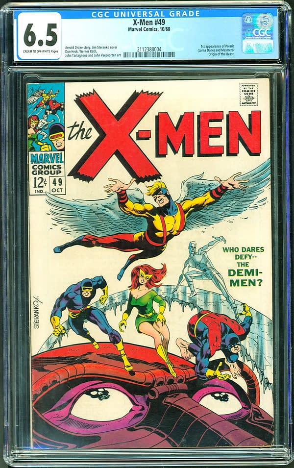 Classic X-Men Cover CGC Copy Up For Auction On ComicConnect