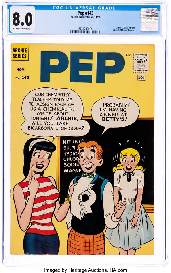 Archie Caught Between Betty & Veronica At Heritage Auctions