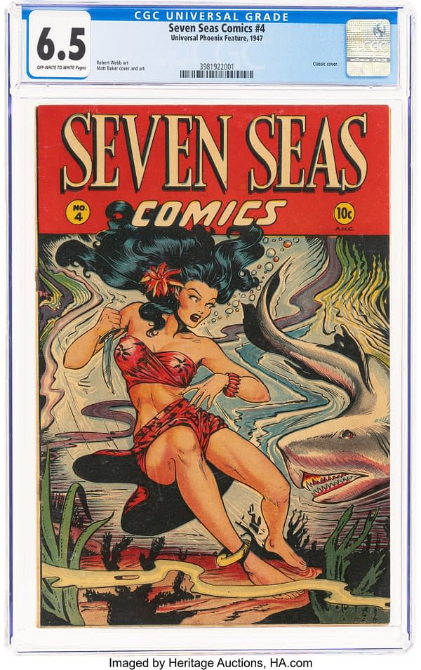 Seven Seas Comics #4 (Universal Phoenix Feature, 1947)
