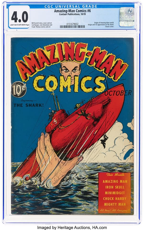Amazing-Man Comics #6 (#2) (Centaur, 1939)