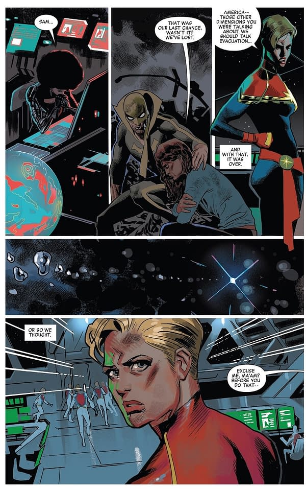 The Mighty Captain Marvel #8 Repeats Scenes From Secret Empire #8