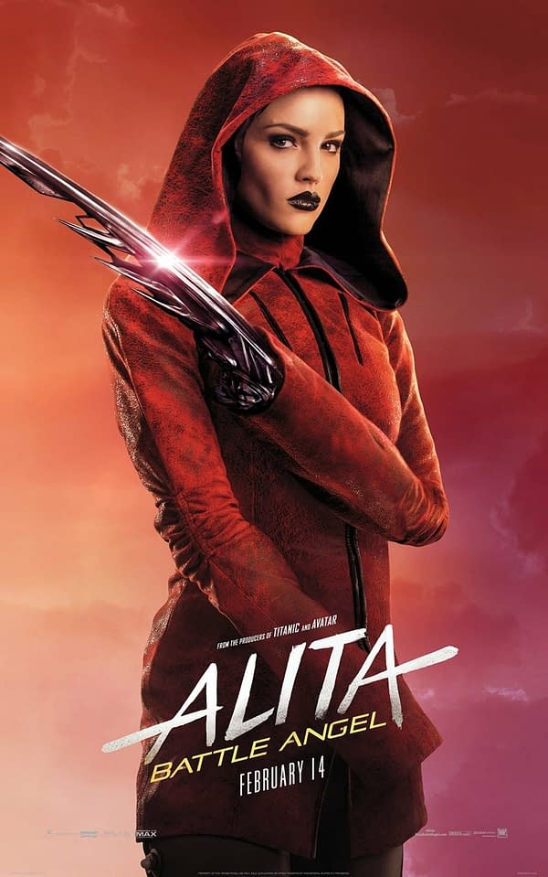 10 Character Posters from 'Alita: Battle Angel' [with Killer Robots]