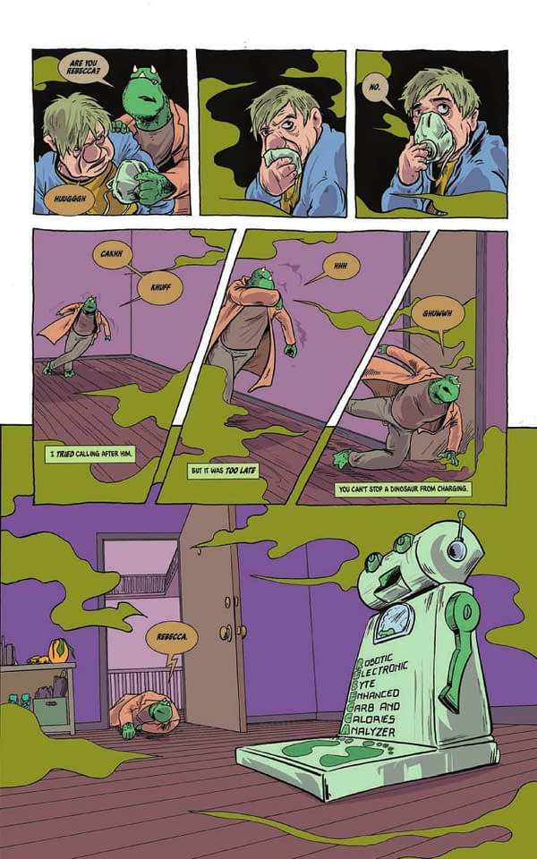 Blastosaurus Makes a Real Stink in Free Comic Book Day 2019 Preview &#8211; 'Skid-Marks In The Sky'