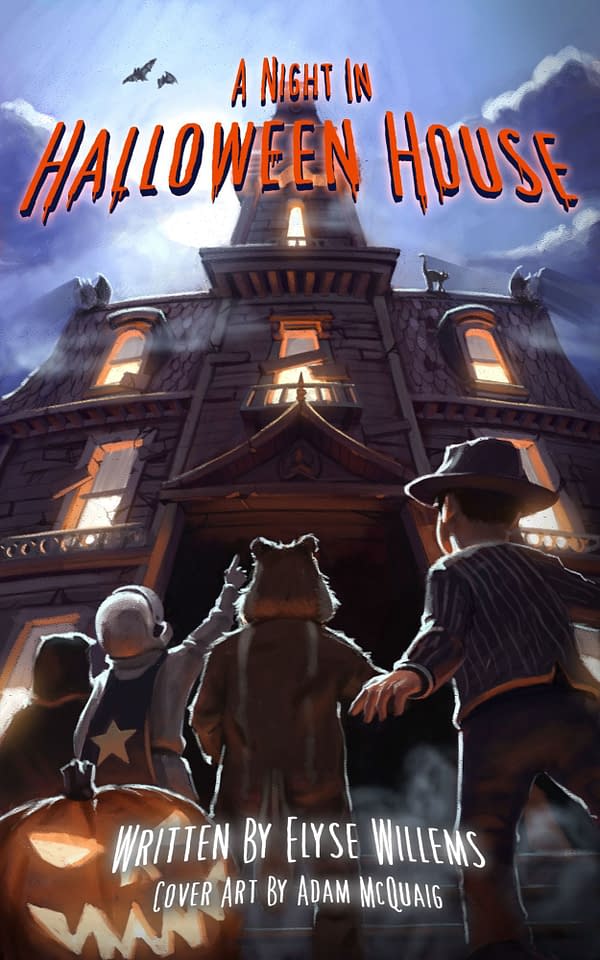 The cover of A Night In Halloween House, courtesy of Elyse Willems. 