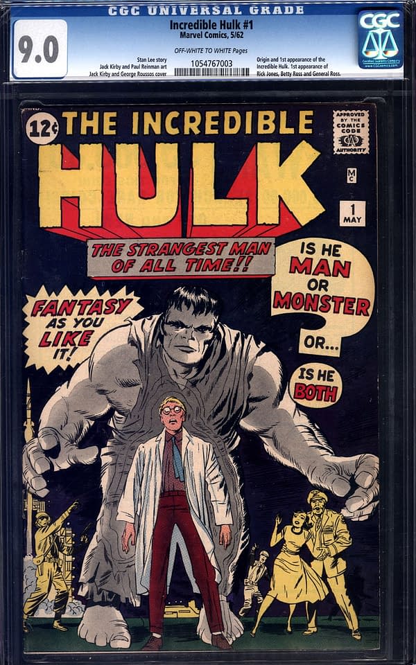 Incredible Hulk #1 Sells for Half A Million Dollars