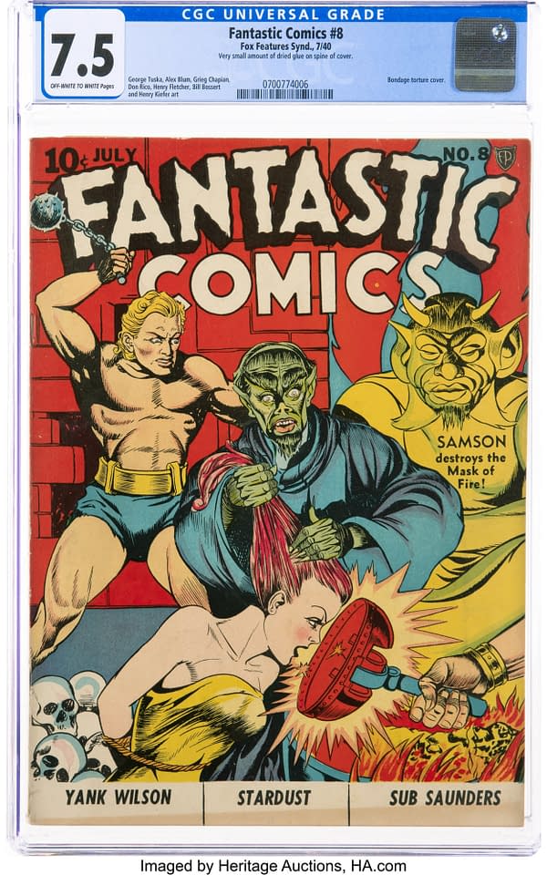 Fantastic Comics #8 (Fox, 1940)