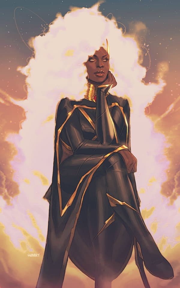 Cover image for MARVEL KNIGHTS: THE WORLD TO COME #1 JOSHUA SWABY STORM VIRGIN VARIANT