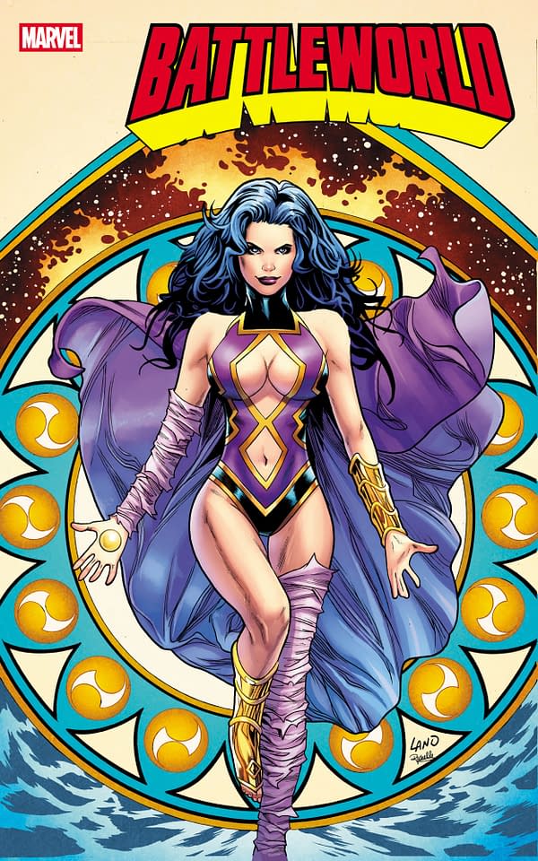Cover image for BATTLEWORLD #2 GREG LAND MYSTIC VARIANT