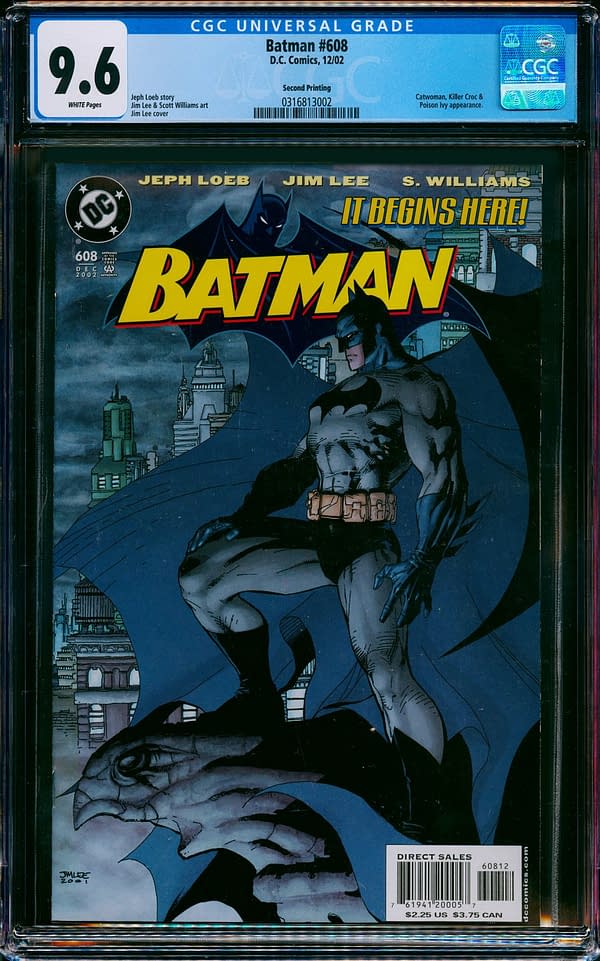 Batman Meets Hush In Issue #608, On Auction At ComicConnect