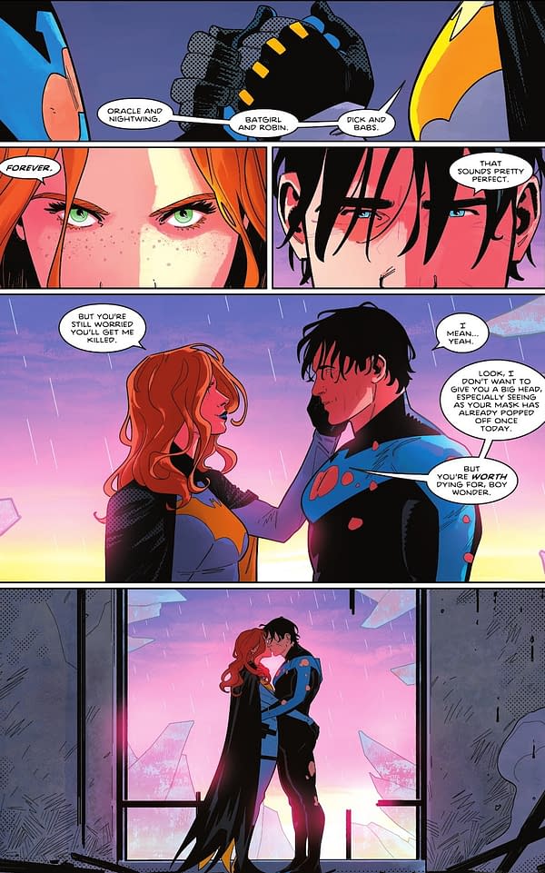 Nightwing Gets a Visitor Who Might Get in the Way of a Batgirl Wedding