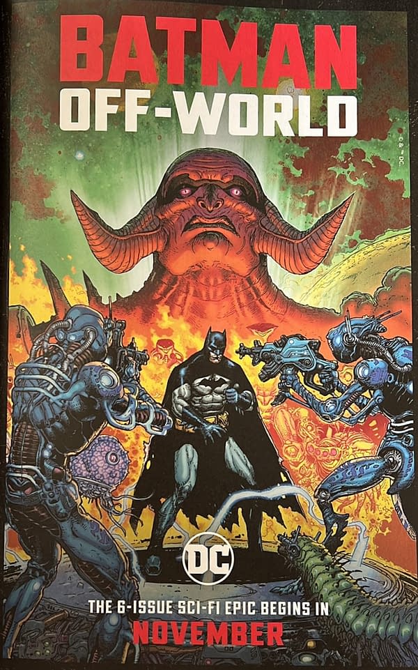DC's House Ad For Batman Off-World #1 by Jason Aaron &#038; Doug Mahnke