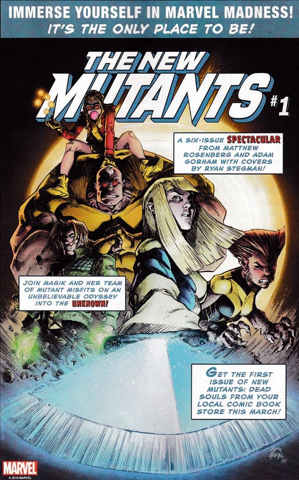 Today's Marvel Retro Ads Start with the New Mutants