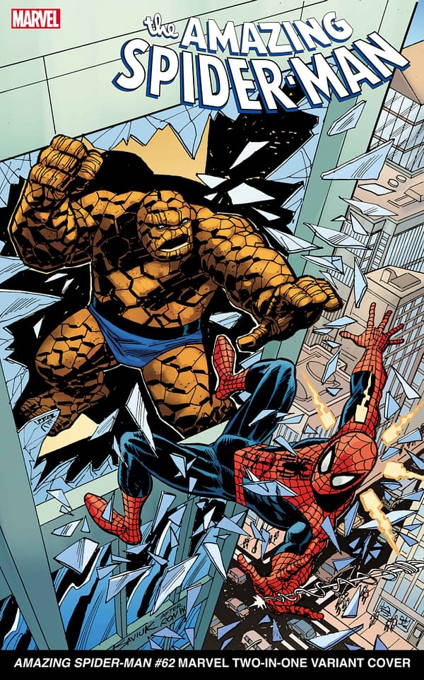 Cover image for AMAZING SPIDER-MAN #62 ALEX SAVIUK MARVEL TWO-IN-ONE VARIANT