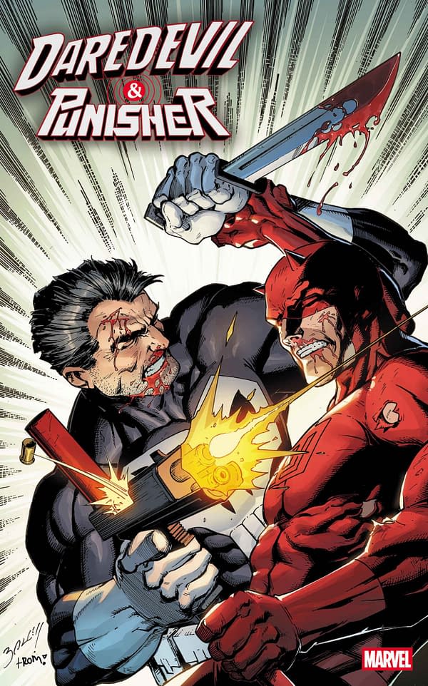 Cover image for DAREDEVIL/PUNISHER: THE DEVIL'S TRIGGER #2 MARK BAGLEY VARIANT
