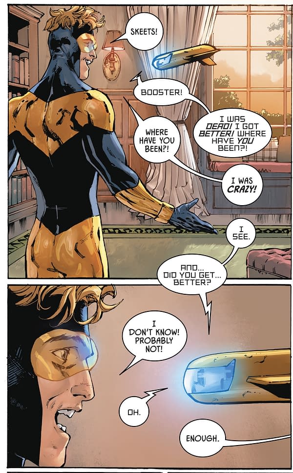 Will Booster Gold be Heading to Tom King's Sanctuary Crisis-Centre? (Batman #47 Spoilers)