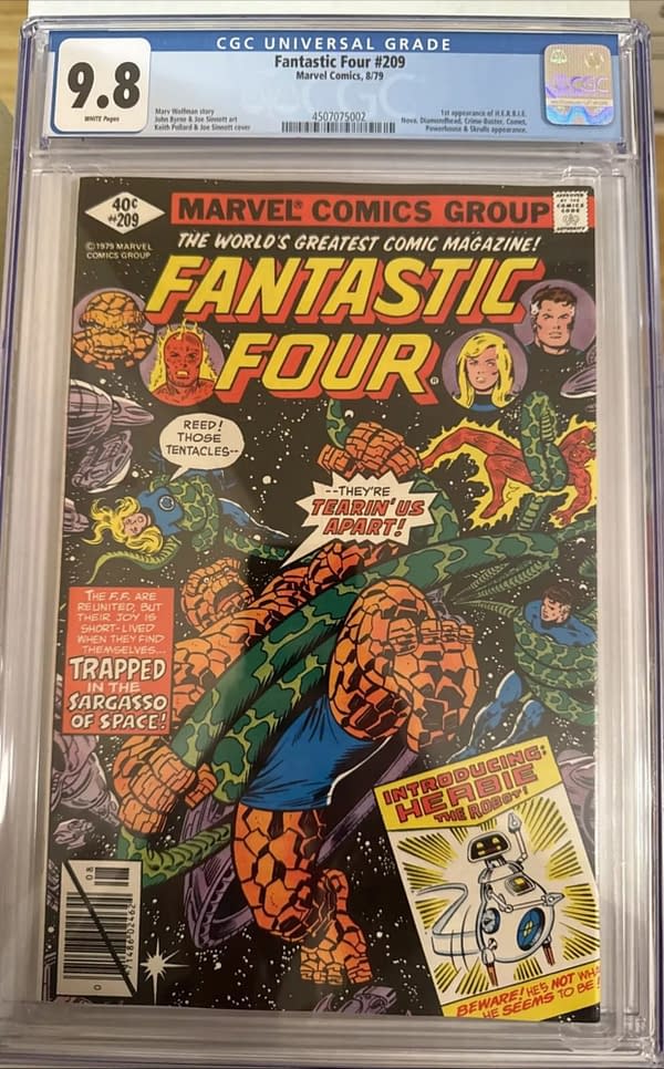 Fantastic Four #209, First Appearance Of H.E.R.B.I.E, Booms On eBay