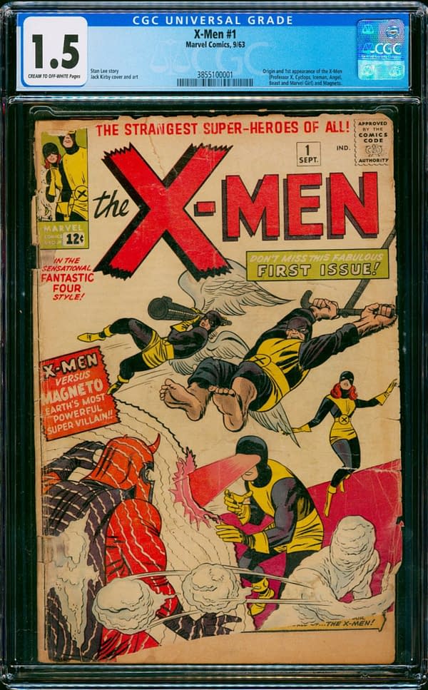 Six Copies Of 1963's X-Men #1 Go Under The Hammer Today