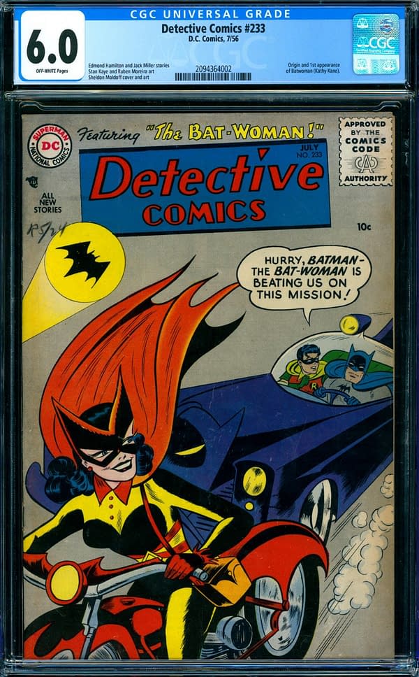 Detective Comics #233 (DC Comics, 1956) featuring Batwoman.
