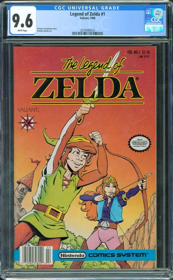 Legend Of Zelda #1 Comic Up For Auction On ComicConnect Today