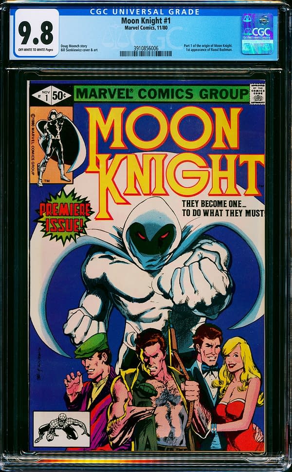 Moon Knight's First Solo Series #1, BId At ComicConnect Today