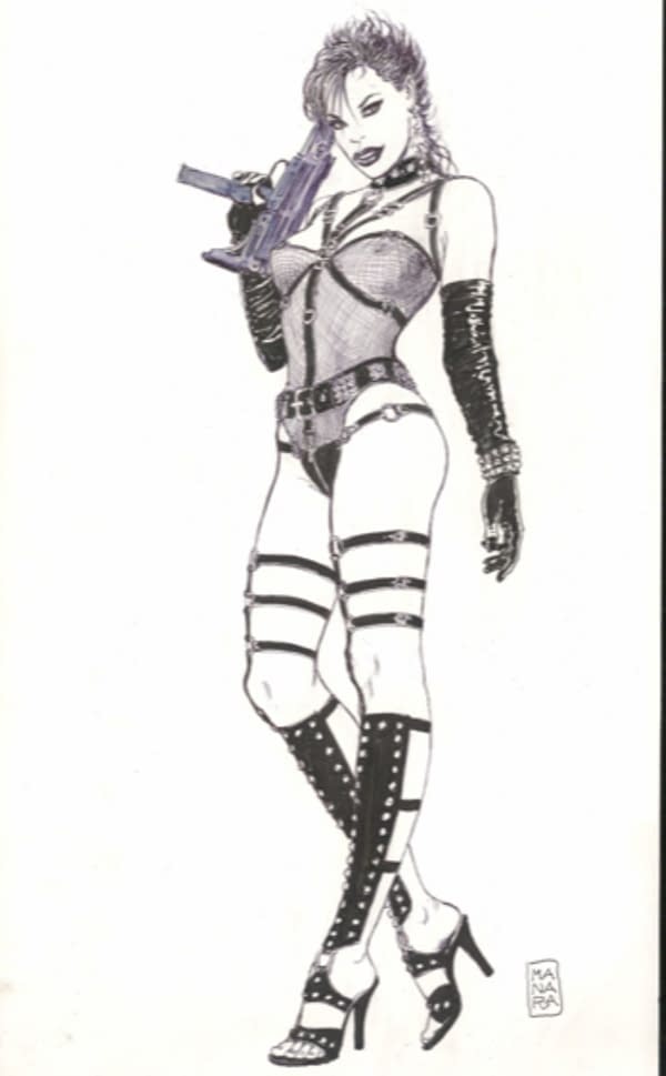 SCOOP: Milo Manara's First Art For Frank Miller's Sin City