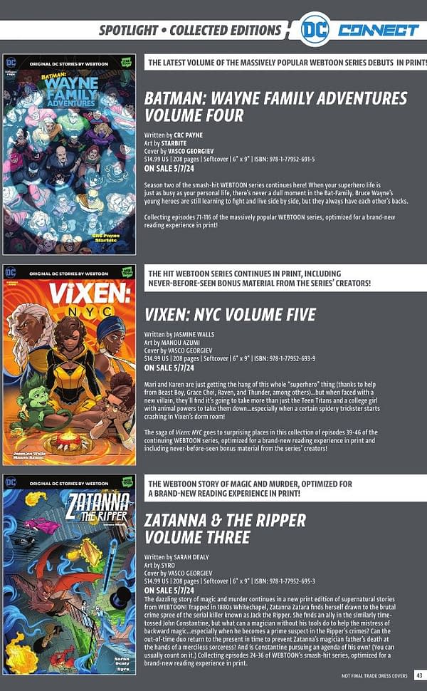Bleeding Cool Exclusive: The Full DC Comics March 2024 Solicits