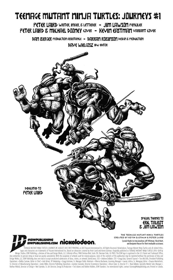 Interior preview page from TMNT JOURNEYS #1 MICHAEL DOONEY COVER
