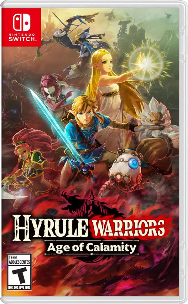 A look at the box art for Hyrule Warriors: Age Of Calamity, courtesy of Nintendo.