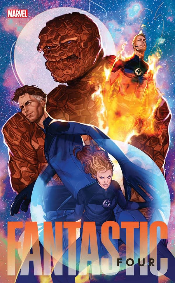 Cover image for FANTASTIC FOUR 4 JOSHUA SWABY VARIANT