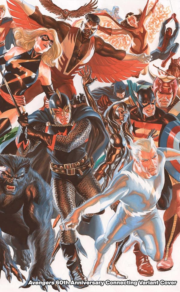 Cover image for AVENGERS 5 ALEX ROSS CONNECTING AVENGERS VARIANT PART D