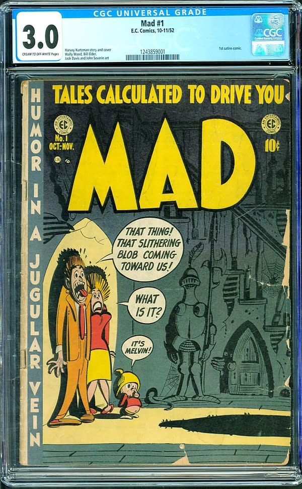 Mad Magazine #1 Up For Auction Today On ComicConnect