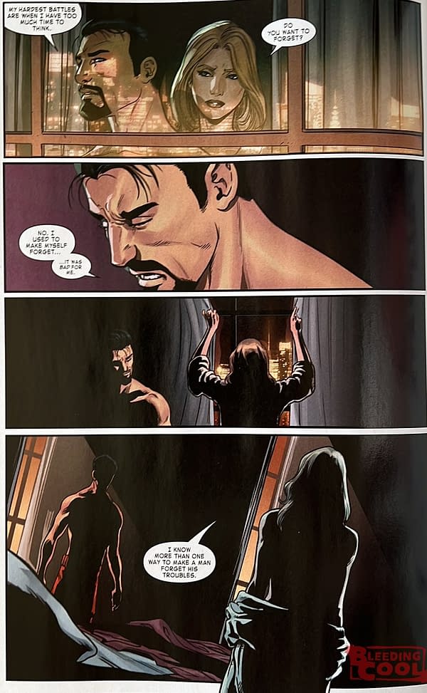 Tony Stark And Emma Frost, No Intimacy Before Marriage (Spoilers)