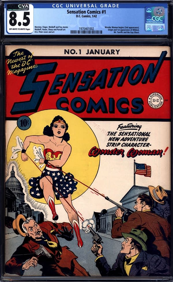 Sensation Comics #1 (DC Comics, 1942).