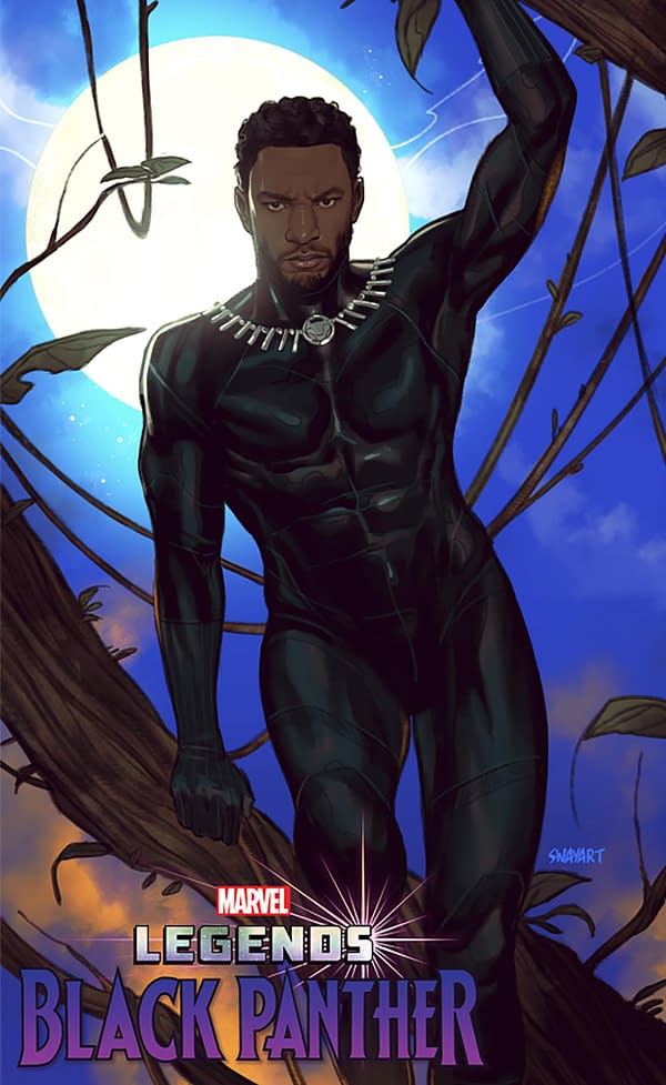 Cover image for BLACK PANTHER LEGENDS 4 SWAY BLACK HISTORY MONTH VARIANT