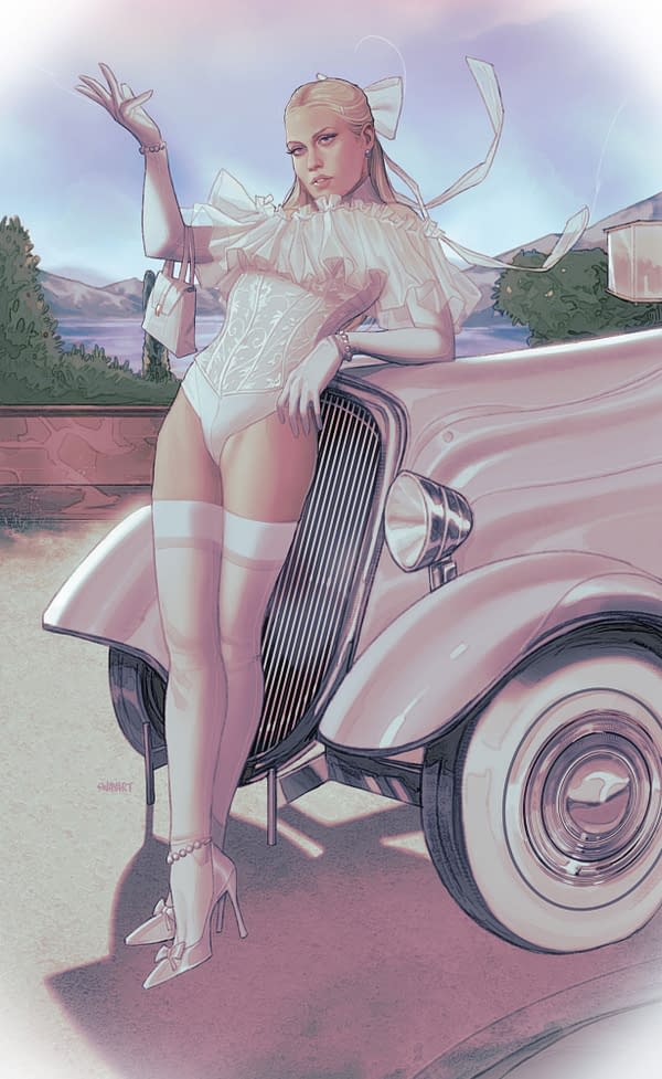 Cover image for EMMA FROST: THE WHITE QUEEN #1 JOSHUA SWABY EMMA FROST VIRGIN VARIANT