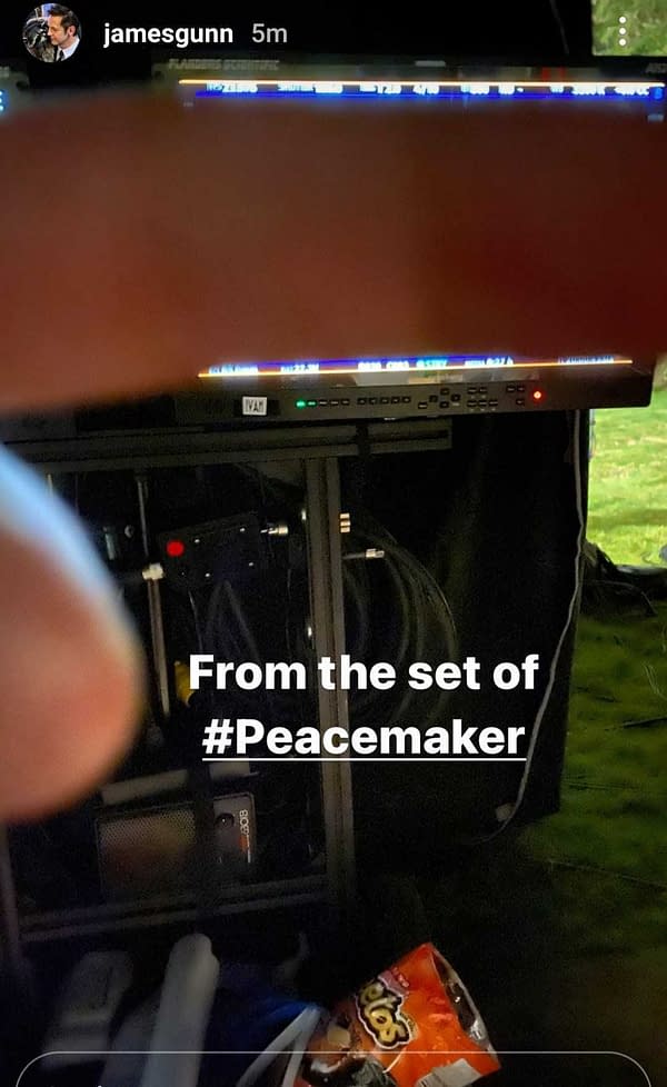 Peacemaker: James Gunn Unleashes The Spoiler Finger; Cheetos Question