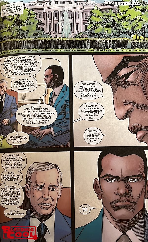 Joe Biden Makes First Appearance In DC Comics As President (Spoilers)