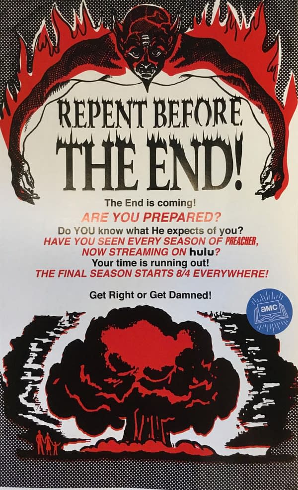 Preacher 'Repent Before The End' to Appear on Back of Tomorrow's DC Comics