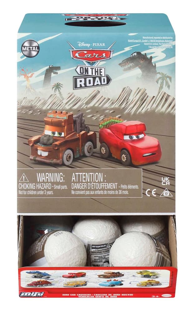 Get Prehistoric with Mattel's New Pixar Cars On The Road Dino Eggs