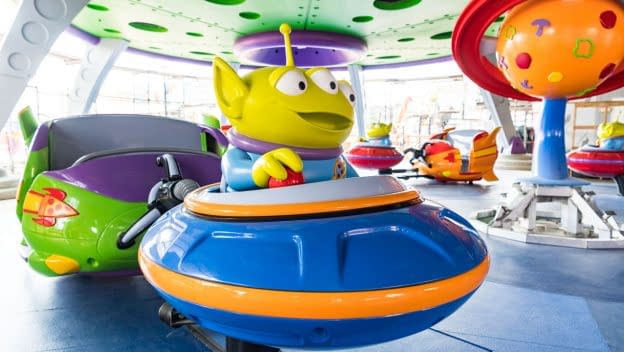 Take a Peek at the Alien Swirling Saucers Coming to Toy Story Land
