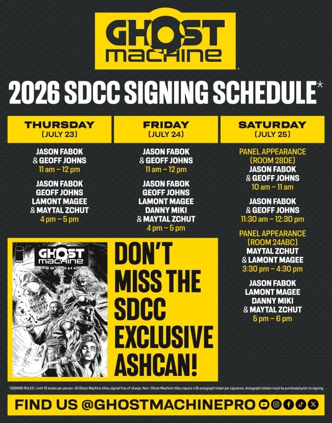 Ghost Machine At San Diego Comic-Con 2026