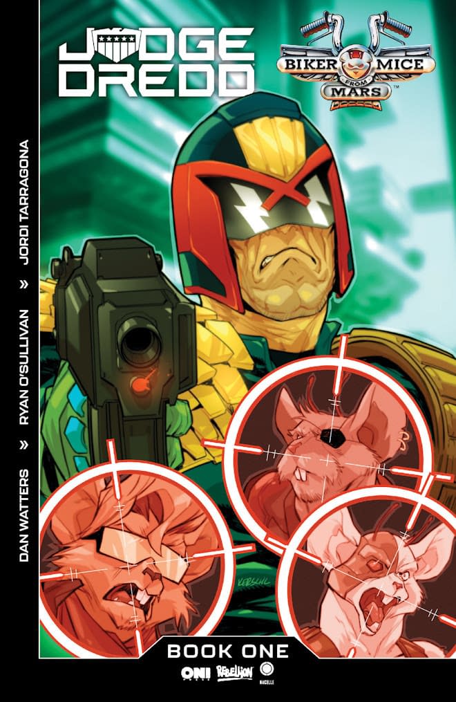 Judge Dredd/Biker Mice From Mars, First Of Many New 2000 AD Crossovers