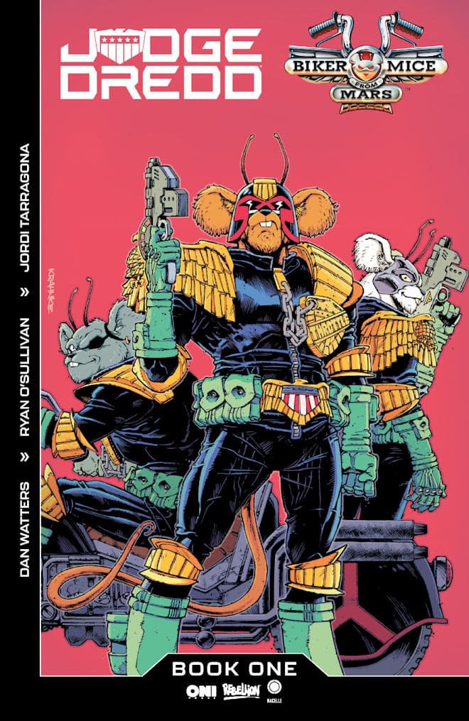 Judge Dredd/Biker Mice From Mars, First Of Many New 2000 AD Crossovers