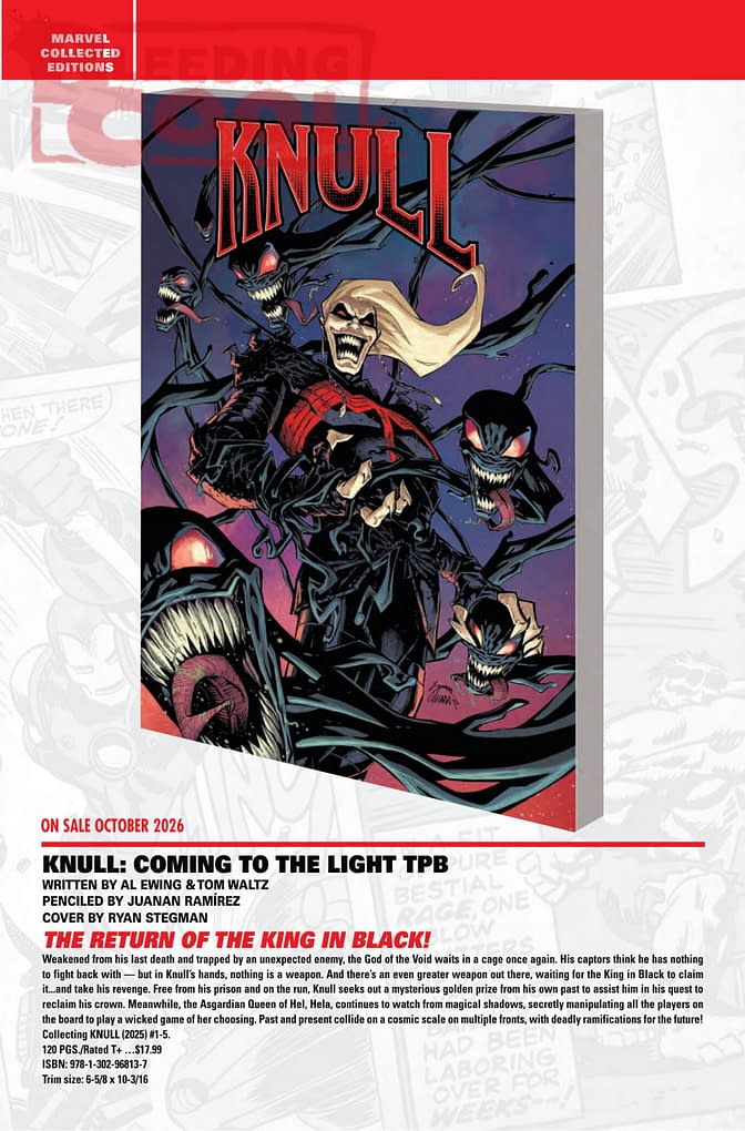 Marvel Comics September 2026 Official Full Solicits And Solicitations