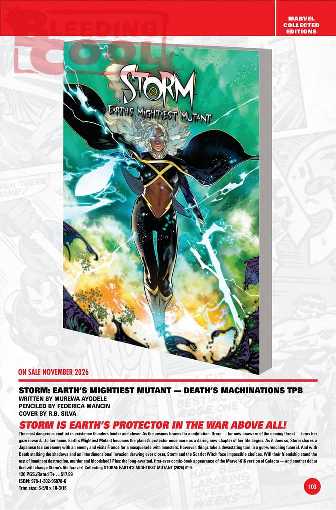 Marvel Comics September 2026 Official Full Solicits And Solicitations